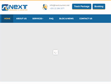 Tablet Screenshot of nextcouriers.net